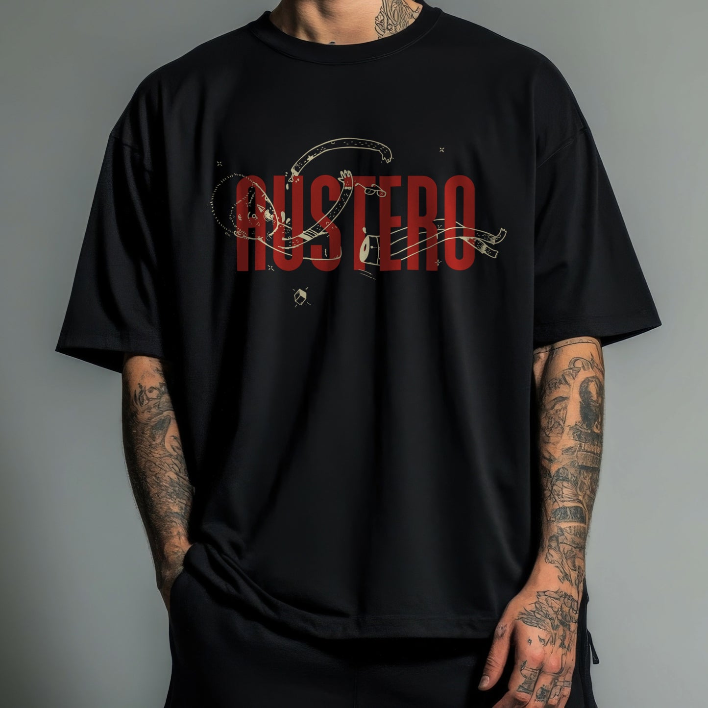 Playera Austero Relaxed Fit Heavy Cotton